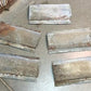 5 Ceiling Tin Panels, Vintage Reclaimed Molding Pieces, Architectural Salvage Y
