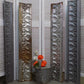4 Ceiling Tin Panels, Vintage Reclaimed Molding Architectural Salvage A46,