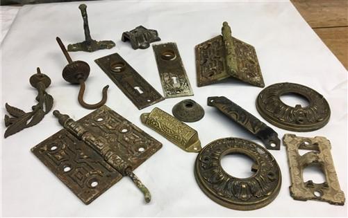 Antique Eastlake Assorted Hardware, Architectural Salvage, Victorian Hardware,