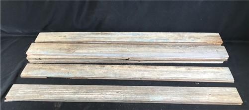 Reclaimed Wainscoting Bead Board Pieces, Architectural Salvage Vintage A19,