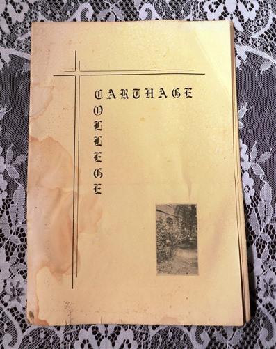 1911-15 1960s Carthage College Art Photos, College Bulletin, Carthage Illinois,