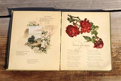 1886 Songs for Life's Journey, Chromo Lithograph, Catherine Klein, Illustrations