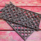 2 Flat Cast Iron Grates Fretwork Vent Cover Air Return Architectural Salvage A16