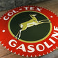 Col-Tex Gasoline Sign, Metal Porcelain Advertising Sign, Gas Station Sign,