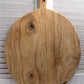 Round Wooden Bread Board, French Cutting Board, Rustic Chopping Board E21,