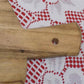 Round Wooden Bread Board, French Cutting Board, Rustic Chopping Board E20,