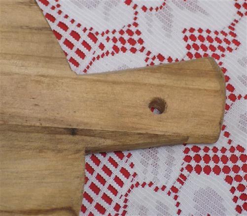 Round Wooden Bread Board, French Cutting Board, Rustic Chopping Board E20,