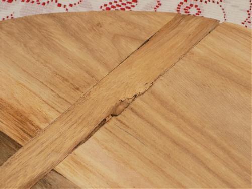 Round Wooden Bread Board, French Cutting Board, Rustic Chopping Board E20,