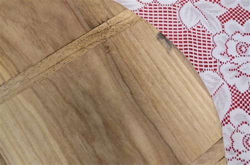 Round Wooden Bread Board, French Cutting Board, Rustic Chopping Board E19,