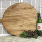 Round Wooden Bread Board, French Cutting Board, Rustic Chopping Board D105