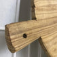 Round Wooden Bread Board, French Cutting Board, Rustic Chopping Board D105
