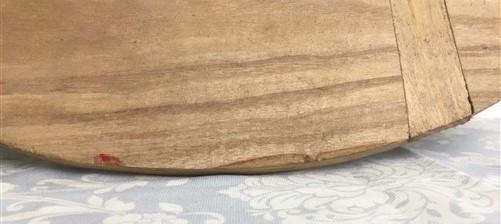 Round Wooden Bread Board, French Cutting Board, Rustic Chopping Board D104