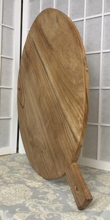 Round Wooden Bread Board, French Cutting Board, Rustic Chopping Board D104