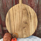 Round Wooden Bread Board, French Cutting Board, Rustic Chopping Board D103