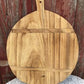 Round Wooden Bread Board, French Cutting Board, Rustic Chopping Board D103