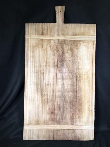 Wooden Rectangle Bread Board, French Cutting Board, Rustic Chopping Board H,