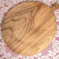 Round Wooden Bread Board, French Cutting Board, Rustic Chopping Board E6,