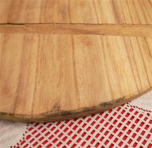 Round Wooden Bread Board, French Cutting Board, Rustic Chopping Board E7,