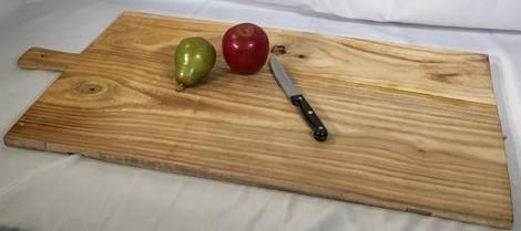 Wooden Rectangle Bread Board, French Cutting Board, Rustic Chopping Board L,