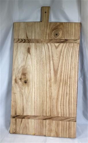 Wooden Rectangle Bread Board, French Cutting Board, Rustic Chopping Board L,