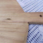 Round Wooden Bread Board, French Cutting Board, Rustic Chopping Board E12,