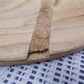 Round Wooden Bread Board, French Cutting Board, Rustic Chopping Board E12,