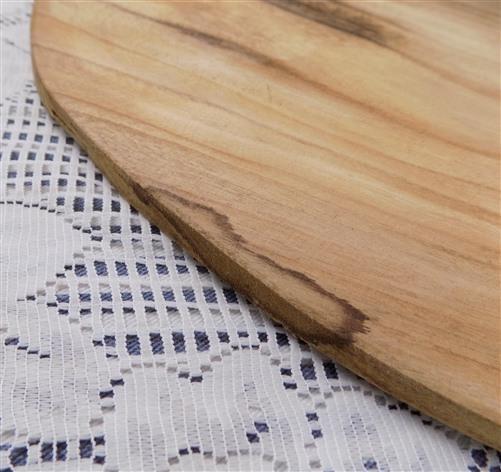 Round Wooden Bread Board, French Cutting Board, Rustic Chopping Board E16,