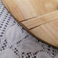 Round Wooden Bread Board, French Cutting Board, Rustic Chopping Board E10,