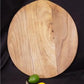 Round Wooden Bread Board, French Cutting Board, Rustic Chopping Board E31