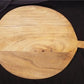 Round Wooden Bread Board, French Cutting Board, Rustic Chopping Board E31