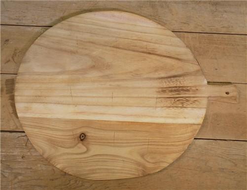 Round Wooden Bread Board, French Cutting Board, Rustic Chopping Board E12,Cheese Charcuterie Board, Dough shops Board, Wood Cutting Board