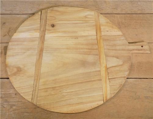 Round Wooden Bread Board, French Cutting Board, Rustic Chopping high quality Board E1,Cheese Charcuterie Board, Dough Board, Wood Cutting Board