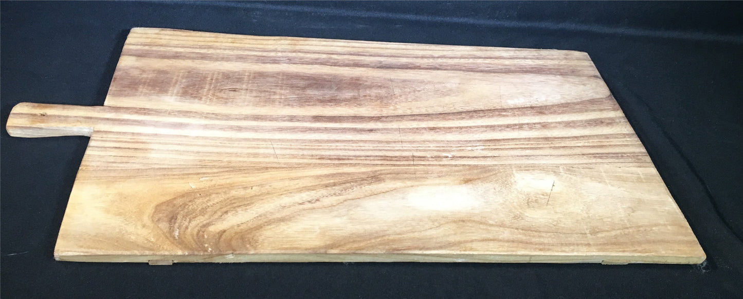 Wooden Rectangle Bread Board, French Cutting Board, Rustic Chopping Board W