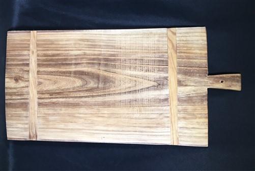 Wooden Rectangle Bread Board, French Cutting Board, Rustic Chopping Board V,