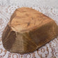 Mini Wooden Heart Bread Dough Bowl, Rustic French Country Carved Centerpiece F,