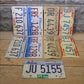 Set of 50 License Plates Lot Vintage Automobile Car Truck Tags JW,