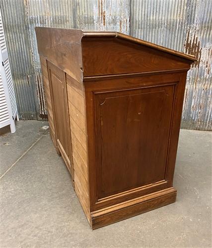 Vintage Oak Slant Front Desk, Standing Desk, Wood Furniture, Secretary Desk