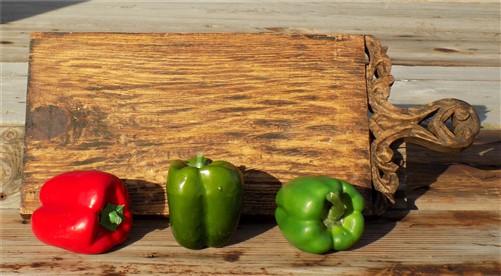 Rustic Country Bread Board, Distressed Kitchen Decor, Wood Cutting Board F,