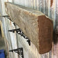 Floating Shelf, Solid Pine 2x6 Wood Fireplace Mantel, Wall Mount Rustic Beam C