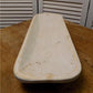 Light Wood Bowl, Medium Carved Wood Bread Bowl, Rustic Farmhouse Table Decor A23