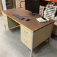 Vintage Mid Century Desk Home Office Furniture Desk with Drawers, Student Desk B