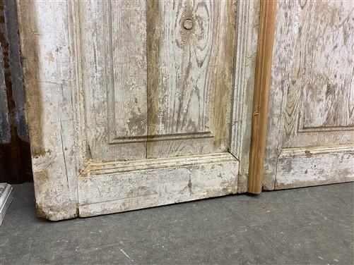 Antique French Double Doors (40x96.5) European Doors, Raised Panel Doors A131