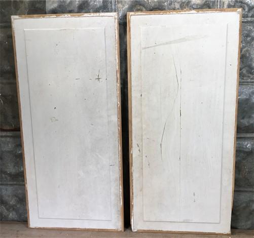 2 Wooden Door Panels, Cupboard Furniture Architectural Salvage, Art Craft A6,