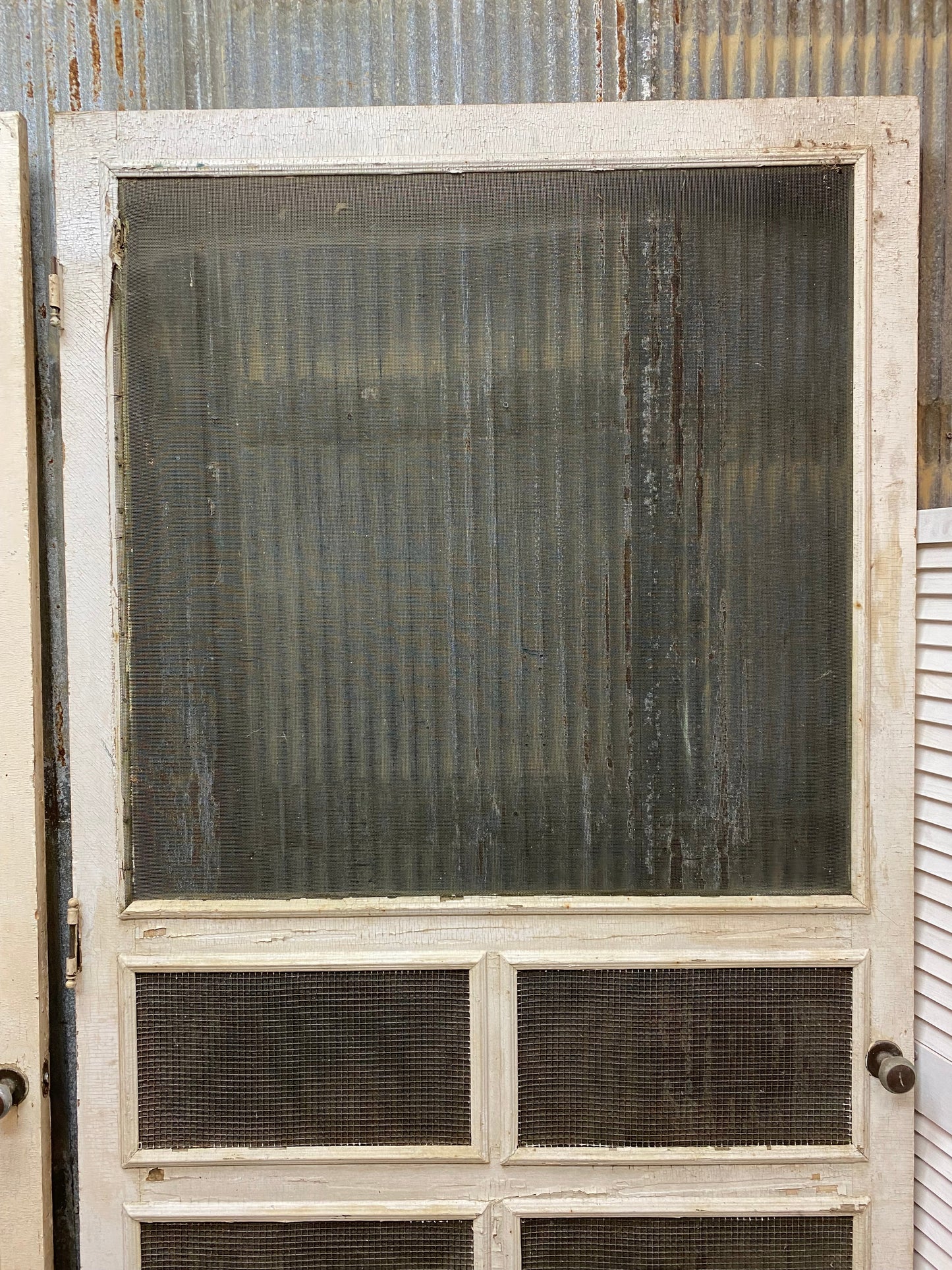 Antique American Screen Doors (45.5x88.5), Architectural Salvage, Vintage Farm