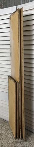4 Wooden Door Panels, Cupboard Furniture Architectural Salvage, Art Craft A32