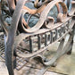 Treadle Sewing Machine, Cast Iron Base, Industrial Age, Eldredge Steampunk PI,