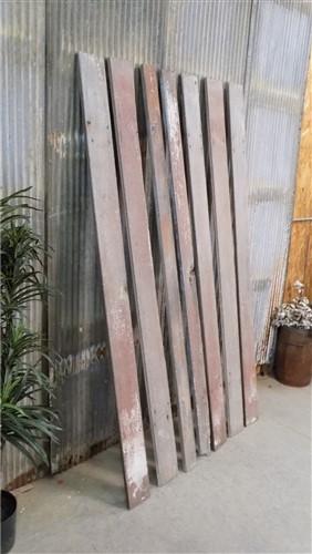 7 Reclaimed Wood Accent Wall Siding Boards, Architectural Salvage Vintage A8,