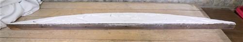 Large Window Eyebrow Arch, Architectural Salvage, Wood Pediment, Shabby Chic,