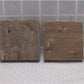 4 Plinth Blocks, Antique Bullseye Rosettes, Architectural Salvage, Wood Trim A99