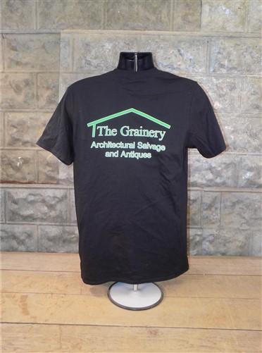 The Grainery Tshirt, Black Size XL Mens Cut Shirt, Short Sleeved Tee Shirt,